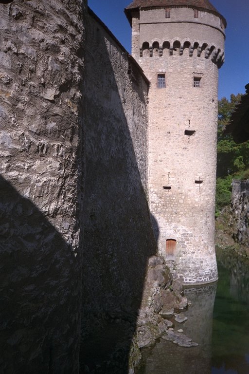 [ Western edge of front wall and tower ]