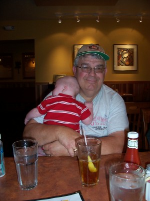 [Grandpa Dale holding Owen]