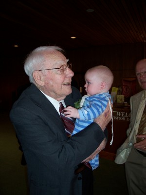 [Great-grandpa holding Owen]