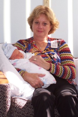 [ Grandma Karen holding Andrew ]