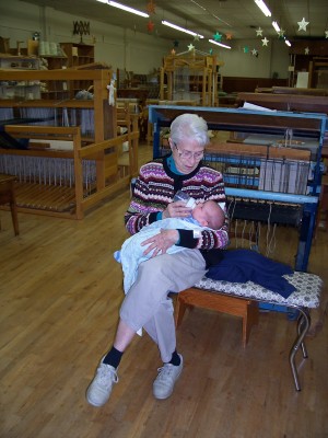 [Ruth feeding Andrew]